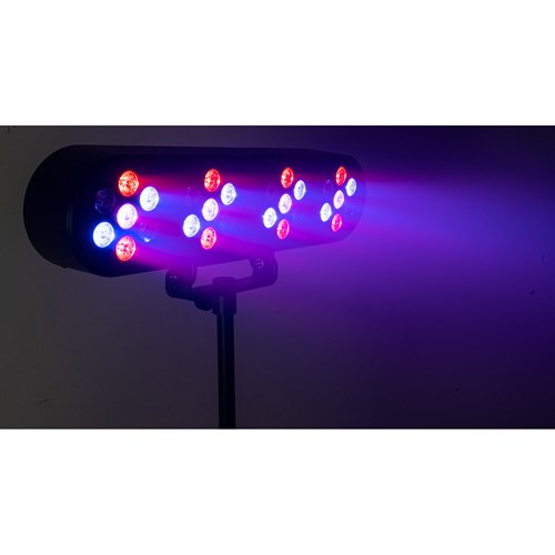 Set jeux de lumière 4x7W avec télécommande + trépied
