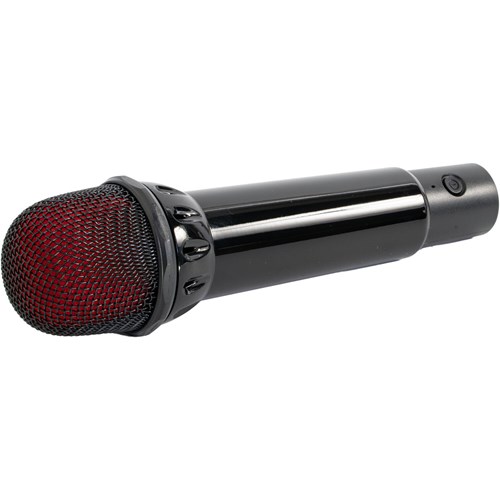 Enceinte BT Karaoké 120W - 2 micros sans fil, effets LED & vocaux - Noir