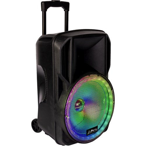 Enceinte Portable 15'' - Batterie - LED RVB - Micro VHF