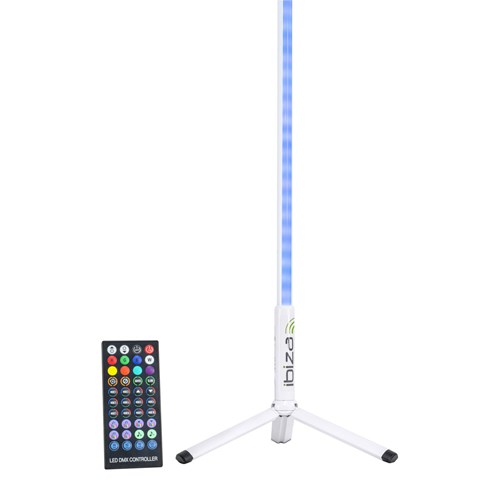 Tube LED RVB 1,8m - Trépied + Télécommande + App - Blanc