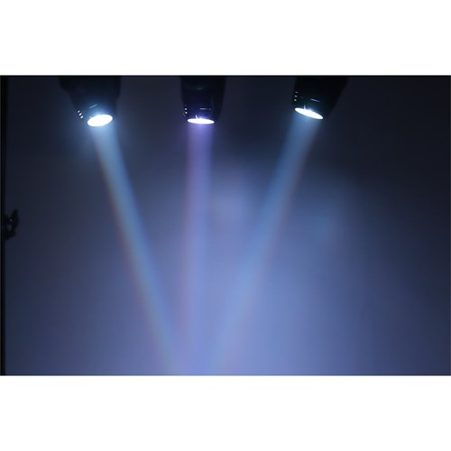 Lyre Beam LED 10W RVBB - DMX & Télécommande