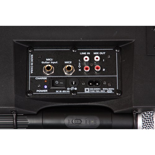 Système PA Portable 8" - 2 Micros UHF + USB & BT
