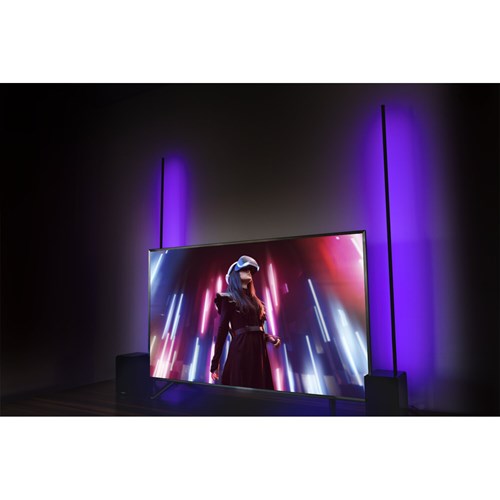 Tube LED RVB 1,5m - Trépied + Télécommande + App - Blanc