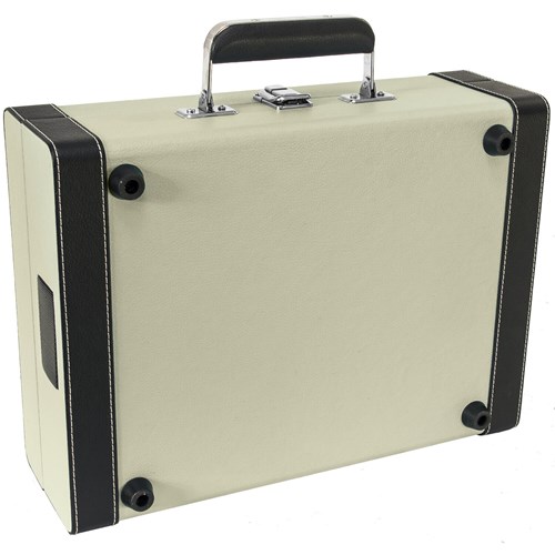 Platine valise rétro - BT, USB/SD - Enregistrement vinyle - Crème