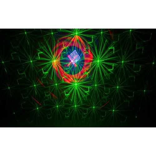 Effet LED 3W + Laser RVB - Sur batterie