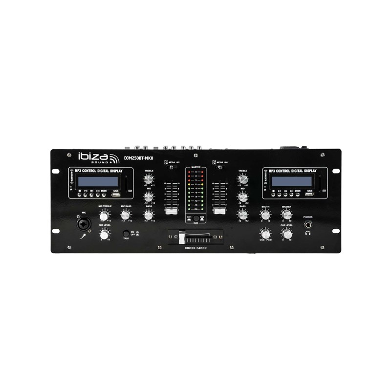 Table de mixage 2 canaux - Bluetooth & USB