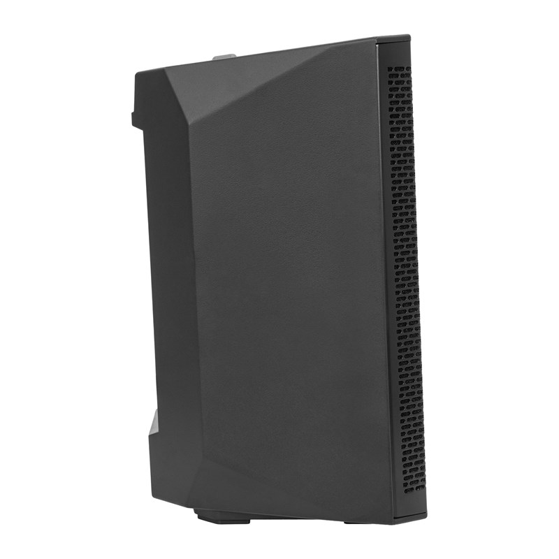 Enceinte active 8" - Bi-ampli, Mixeur 2 canaux & BT - côté AS 108