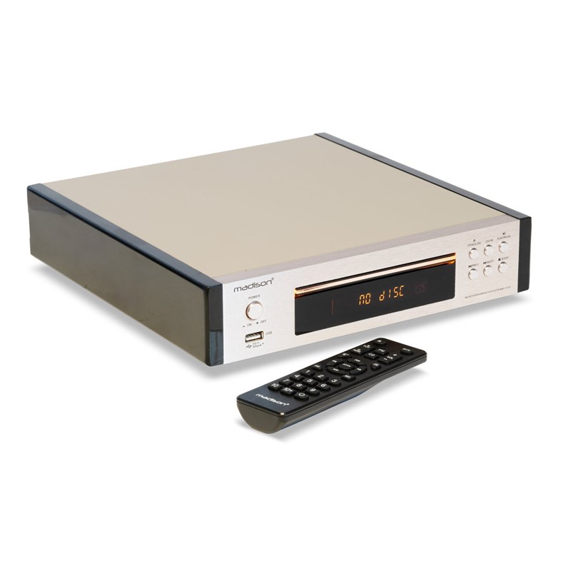 Lecteur CD MP3 avec tuner FM 30 mémoires et télécommande - MAD-CD10