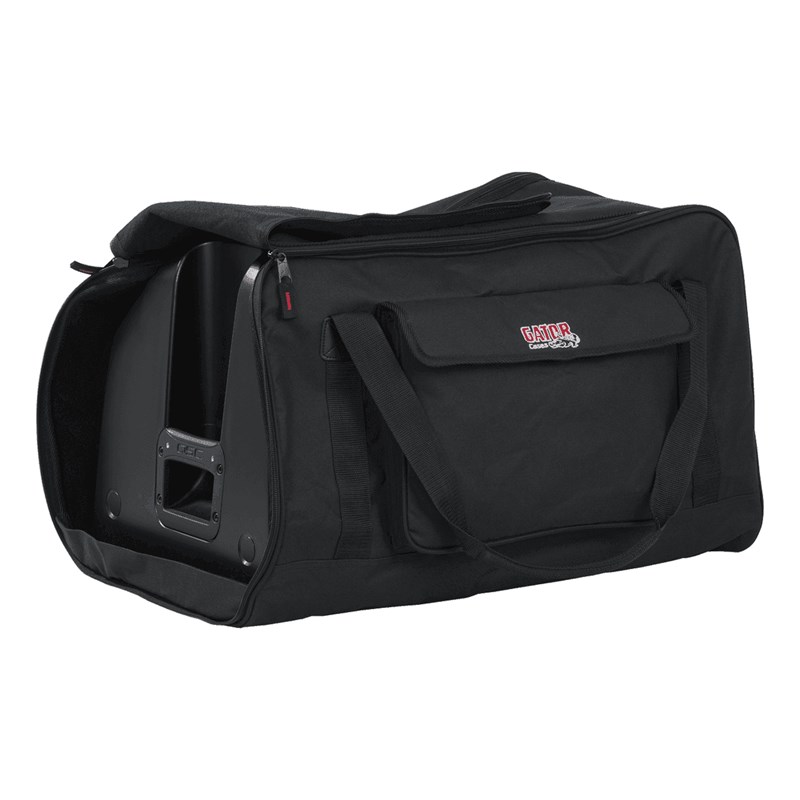 Housse tote enceinte 12" - Nylon rembourré - HGF GPA-TOTE12 ouvert