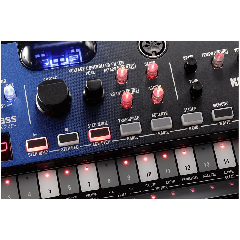 Synthé basse analogique compact - lampe Nutube intégrée VOLCA-NUBASS transposition