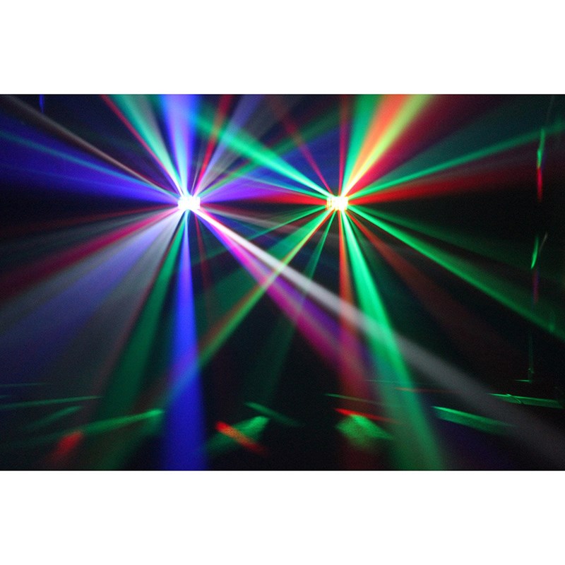 Jeu de lumière à LED Derby compact - 4 x 5W - DMX scène