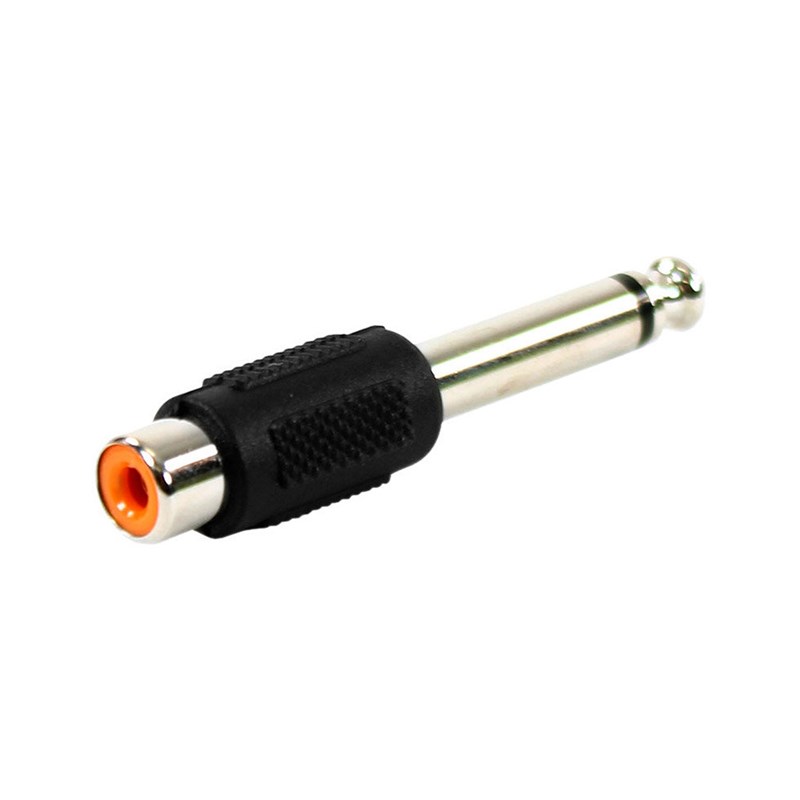 Adaptateur RCA Femelle - Jack Mono 6,35mm connecteur