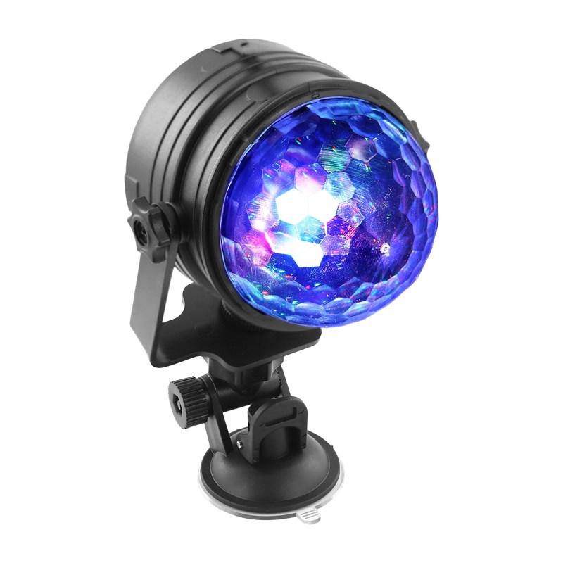Twist Ball - Jeu de lumière LED RGB - 6 x 1W facettes