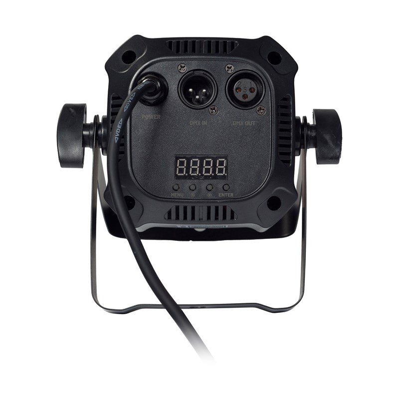 Projecteur Par LED compact 4 x 6W RGBW avec télécommande - affichage