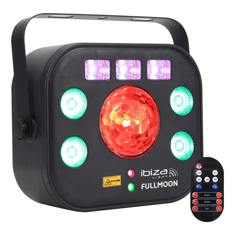 Effet lumière DMX 5-en-1 Wash UV Laser Stroboscope