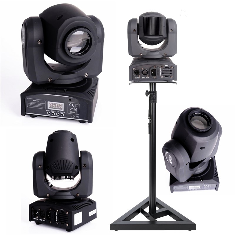 Pack 4 Lyres DMX 10W - 4 Supports