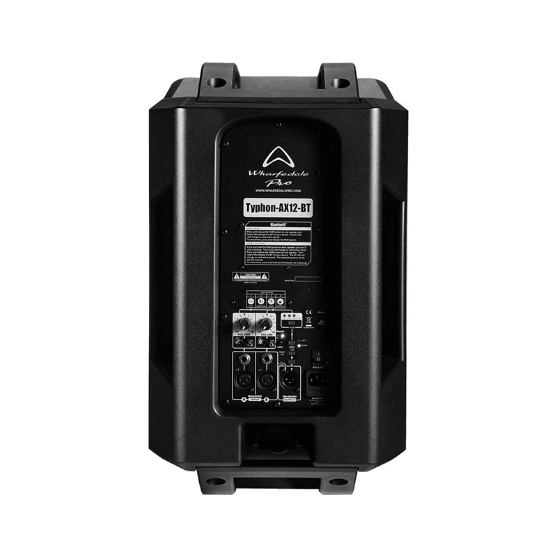 Enceinte Active Sono 12" 720W RMS Bluetooth - Wharfedale Pro SWH TYPHON-AX12-BT - arrière