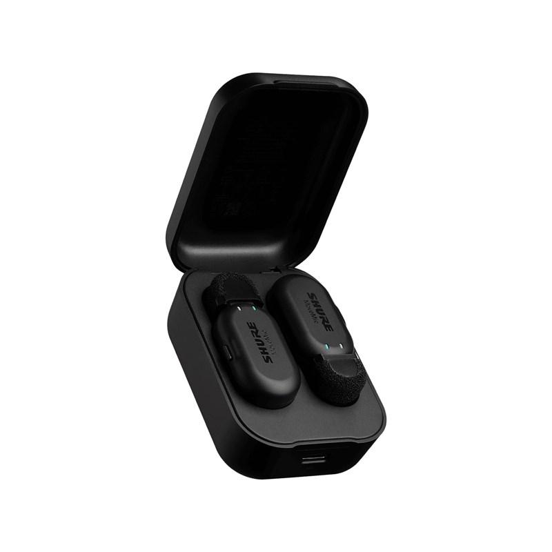 Système sans fil nomade - 2 micros cravate sans fil avec boîtier de charge - boitier