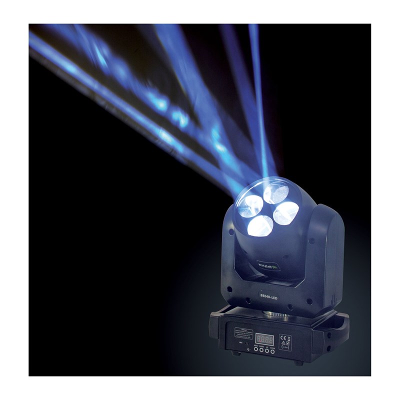Lyre à effet beam 4 x 10W LED - effet