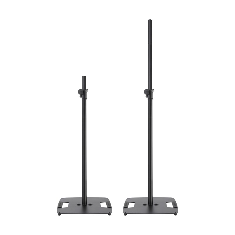 Support enceinte télescopique réglable acier