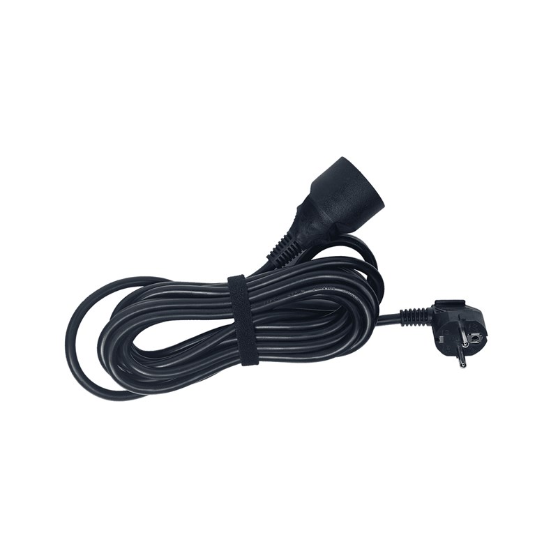 Rallonge standard PVC 3x 1,5 mm² - 5m noir