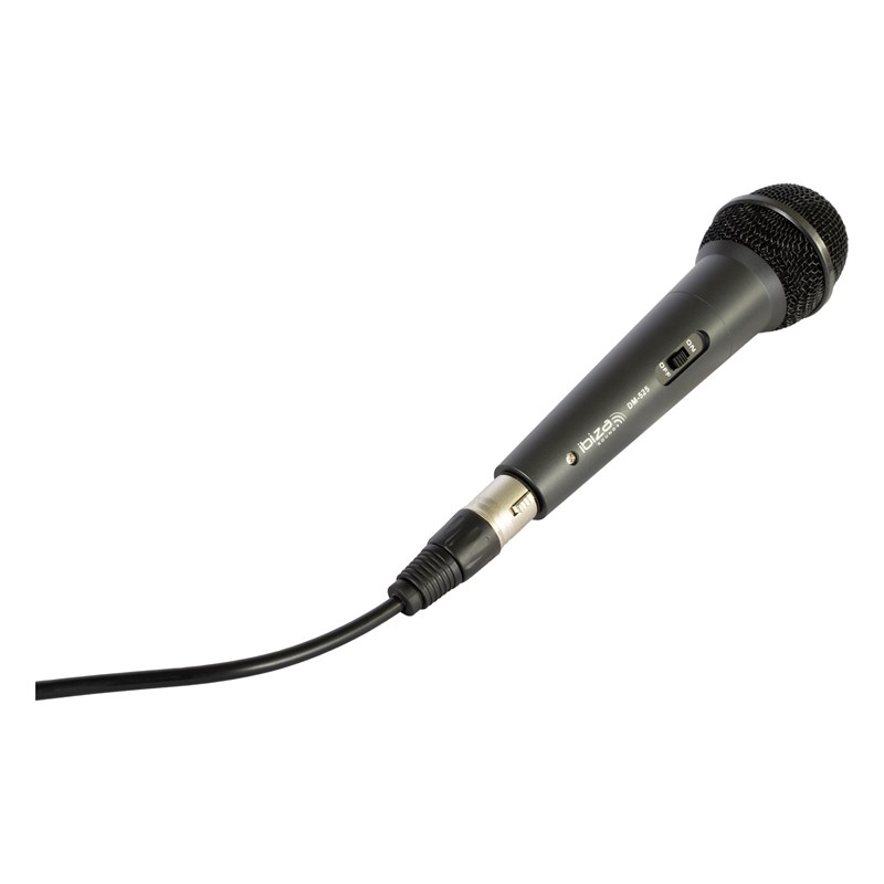 Microphone dynamique cardioïde XLR - Jack 6,35 mm - connectiques