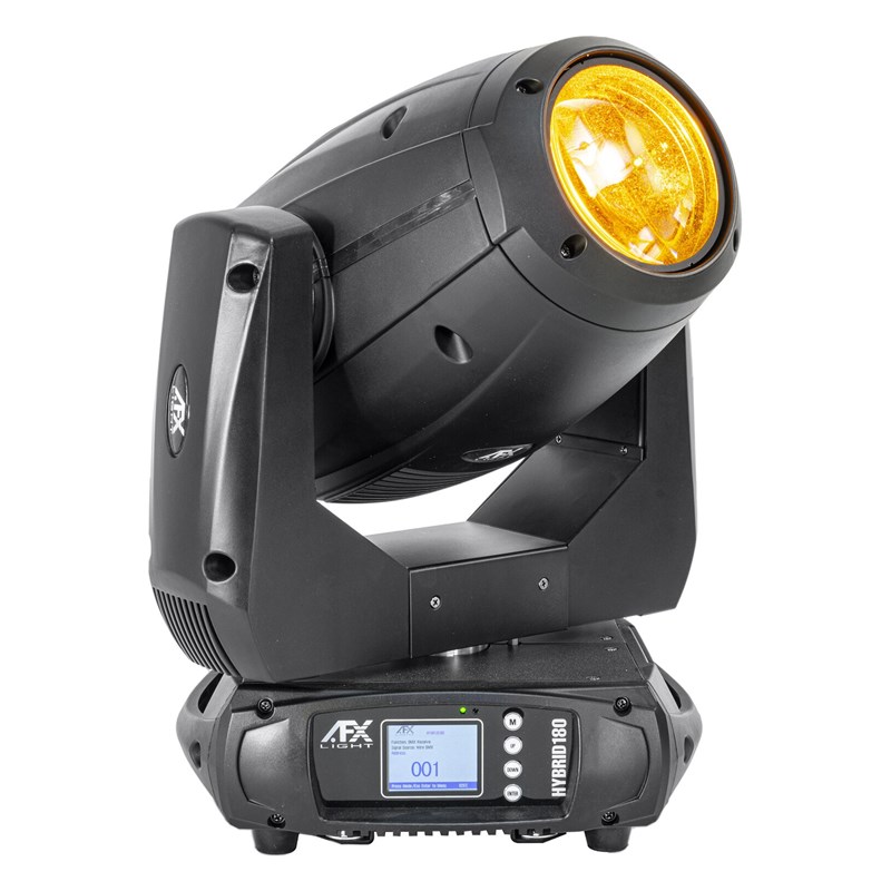 Lyre hybride Beam-Spot-Wash 180W avec DMX et zoom
