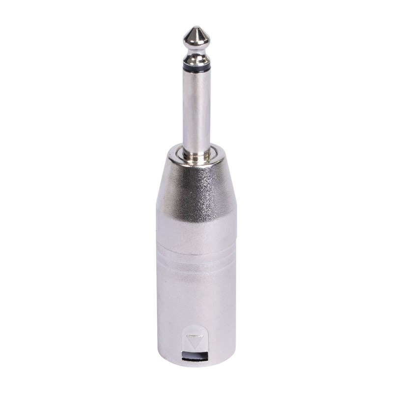 ADAPTATEUR XLR M - JACK 6.3mm MONO M