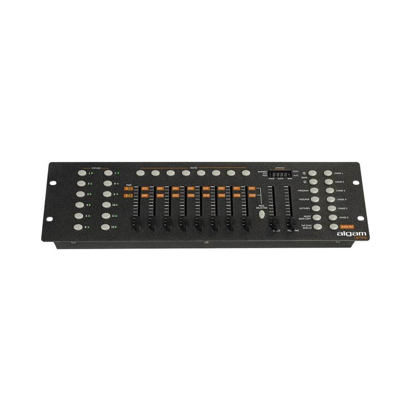 Contrôleur table DMX - 16 Canaux 30 Banques de 8 Scènes