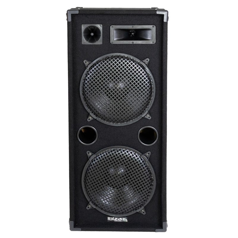 Pack Sono DJ PRO - Ampli AMP2000-MKII 2x1500W + 2 Enceintes STAR215 2x2000W PMPO Bass Reflex + Table