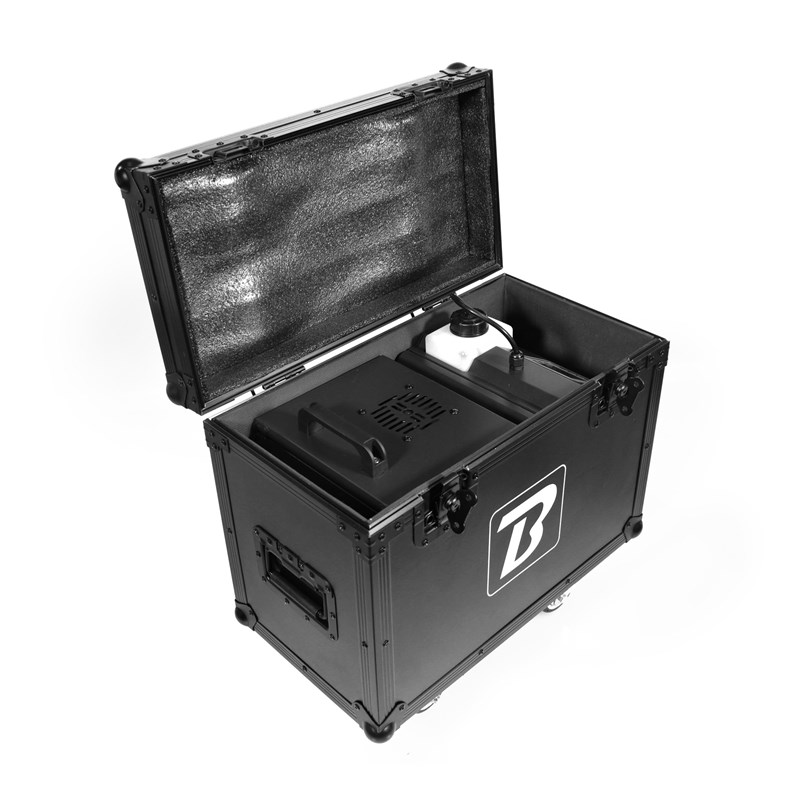 Flight case à roulettes pour machine fumée lourde 1000W - transport
