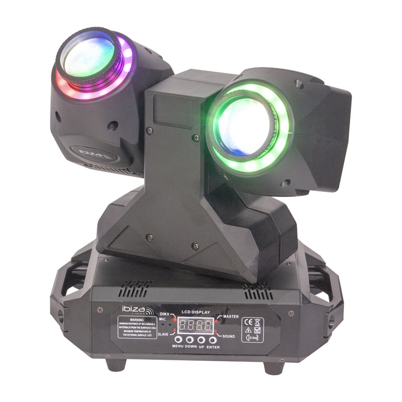 Double lyre DMX Wash + Beam RGBW 2x30W - MHBEAM60-FX ibiza