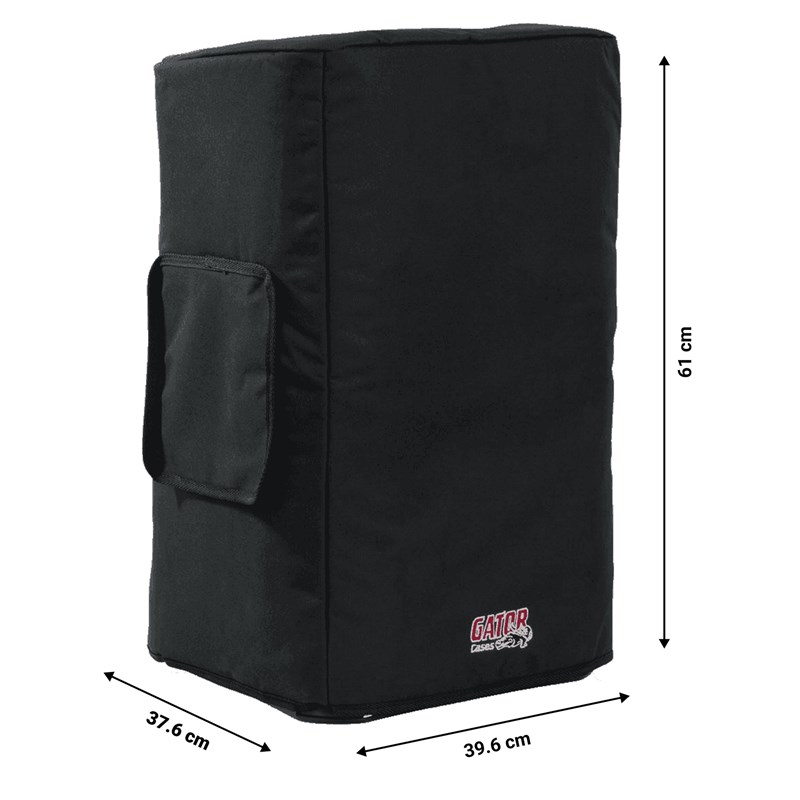 Housse enceinte 12" - Nylon renforcé avec fermeture - GPA-CVR12 dimensions