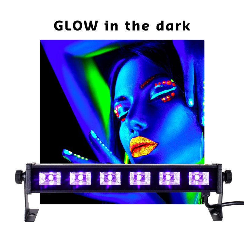 Barre LED UV - 6x3W - Mini format plug-and-play fluorescent