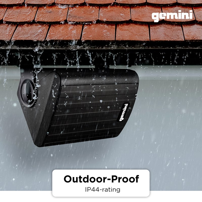 Paire enceintes extérieures 100W - Bluetooth - IP44 - Télécommande système