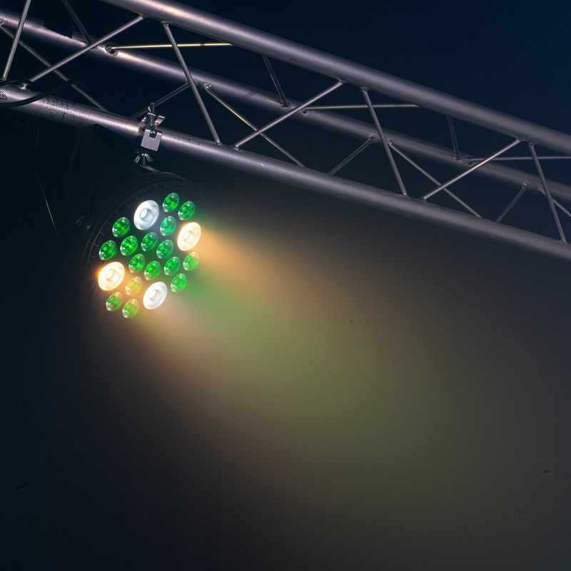 Projecteur PAR XXL 16x4W RGBW + 4x30W Blanc chaud/froid - BIGPAR-16RGBW4WWCW DMX