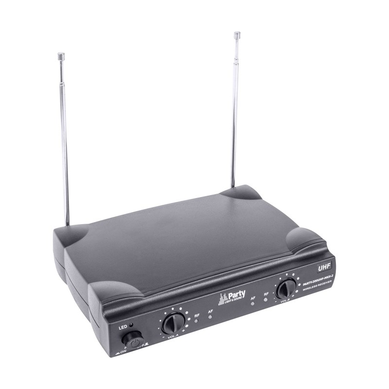 Système de micros UHF - 2 micros main VHF - 2 canaux évènement