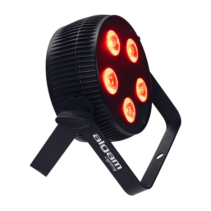 Projecteur LED RGBW 5x10W - DMX - lyre & télécommande - faisceaux