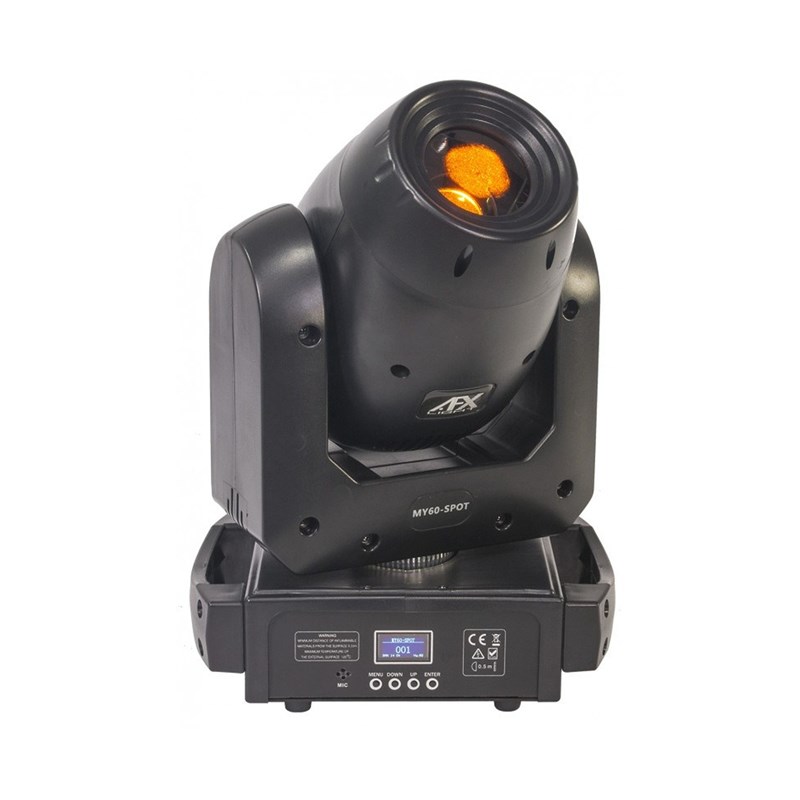 Lyre spot robotisée LED blanche 60W avec prisme