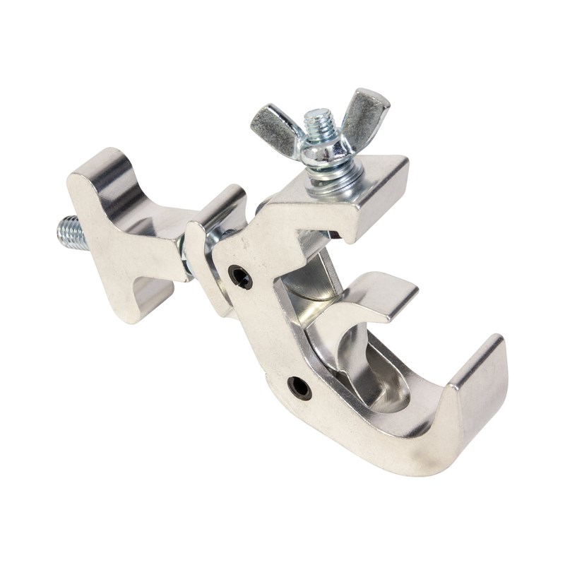 Crochet rapide aluminium pour lumière - Max 150kg accroche