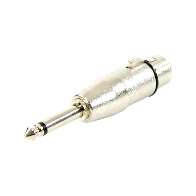 Adaptateur XLR femelle vers Jack 6.35mm mono audio
