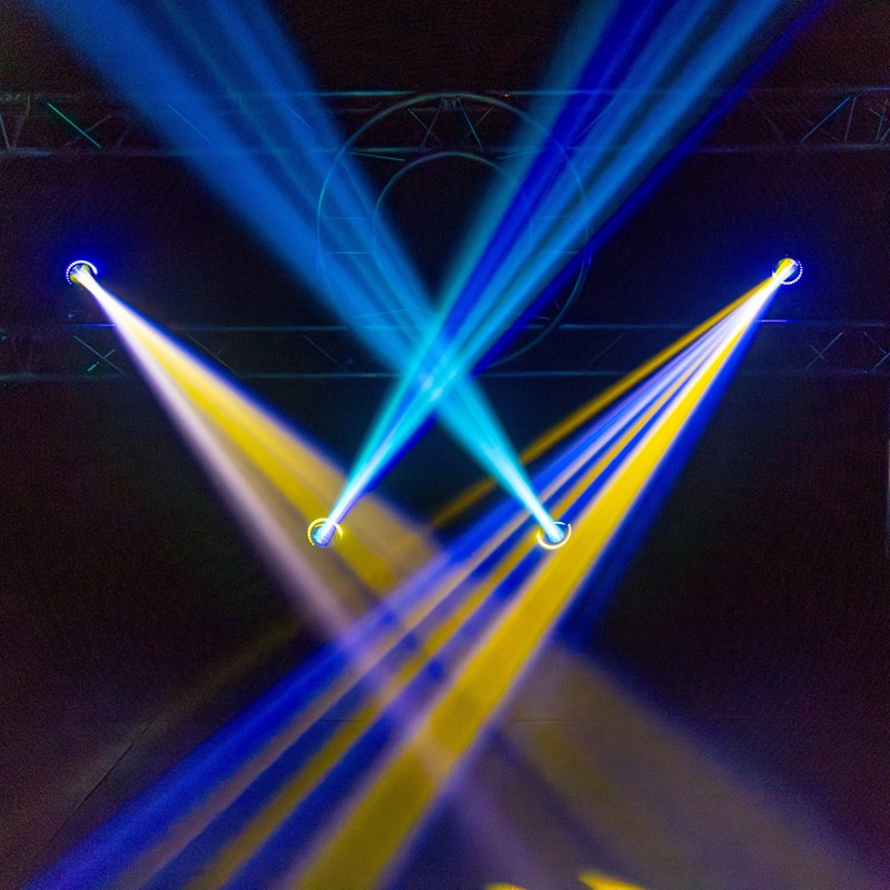 Lyre Beam LED 150W - Gobo, Couleurs & Prisme Programmes