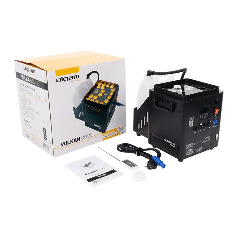 Machine à fumée verticale 1500W - DMX & Télécommande DJ