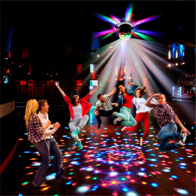 Demi-sphère à LED - Effet disque soleil et boule disco éclairage