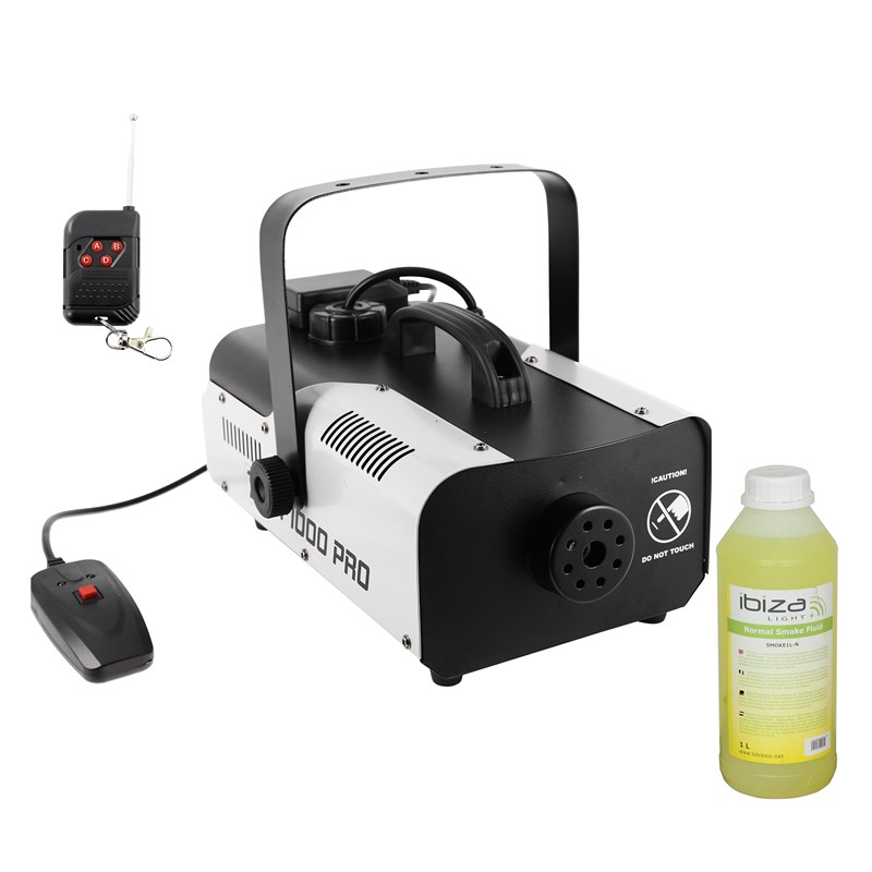 Pack Machine à fumée 1000W - 2 Projecteurs PAR