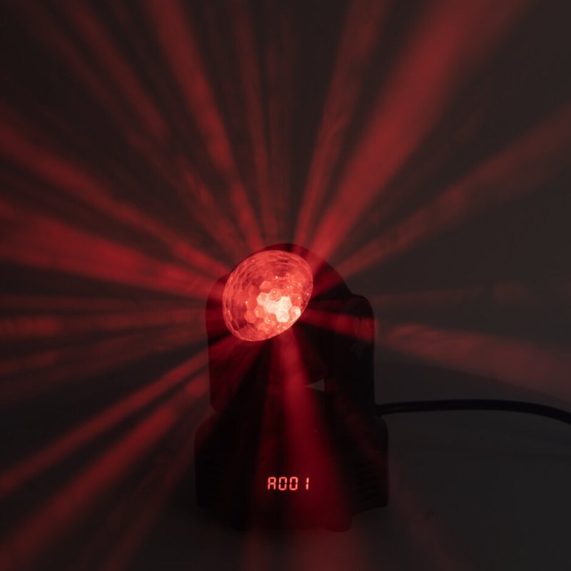 Double lyre Ibiza light MH-ASTRO-WASH DMX - Red