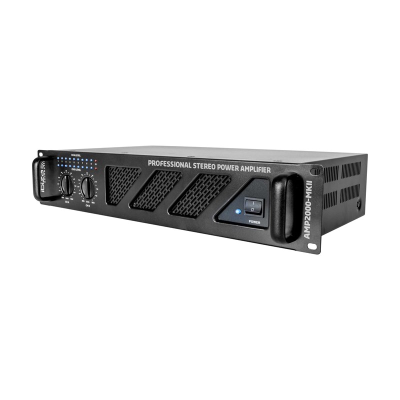 Amplificateur sono 2 x 1500W - Format rack 2U animation soirée club