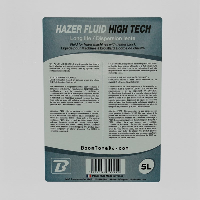 Bidon de liquide à brouillard - 5L concentré