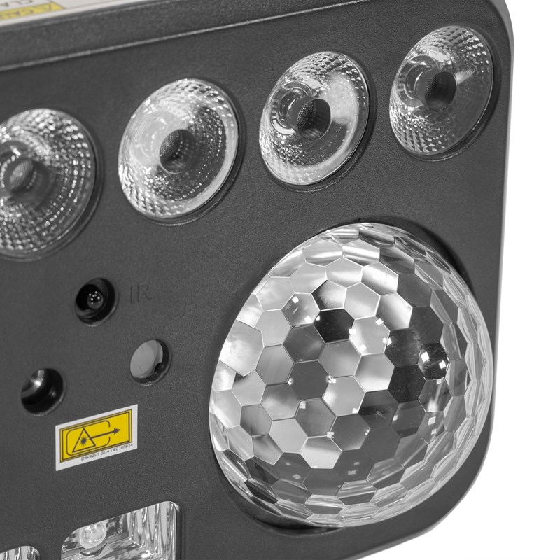 Jeu de lumière ultra-complet avec 6 effets LED