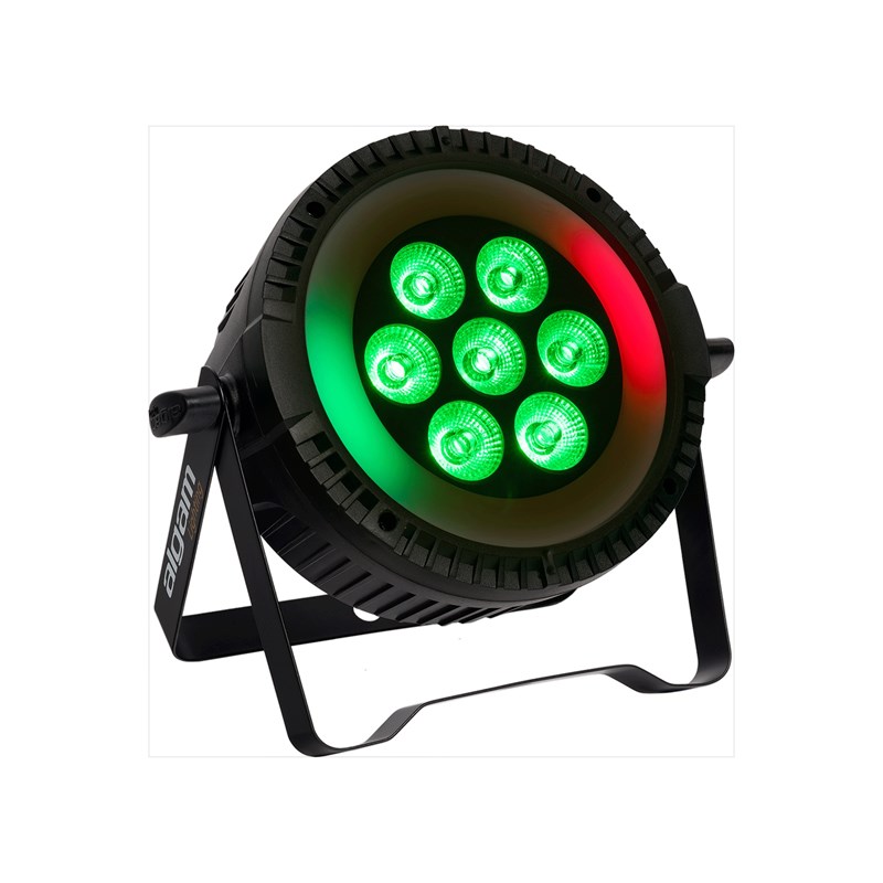 Projecteur PAR LED Wash - 7x 6W - Anneau LED RVB compact